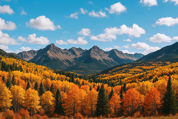 JPG 나무 편집이미지 컬러 여행 단풍 자연 하늘 산 풍경 탐험 가을 숲 산맥 편집실사 AI컴퓨터그래픽 AI콘텐츠 식물 계절 잎 CG 생태계 파일형식