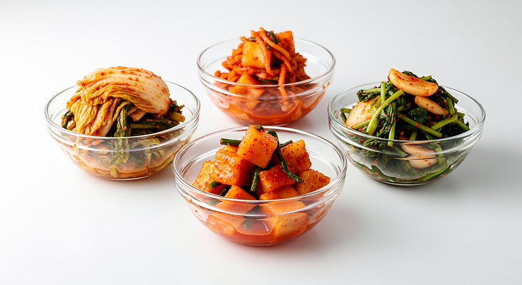 JPG 편집이미지 한식 반찬 김치 전통음식 맛 매움 비빔밥 유리그릇 건강식 색감 식사준비 집밥 간편조리식품 편집실사 AI포토 AI콘텐츠 전통 그릇 음식 컨셉 유리 CG 준비 파일형식