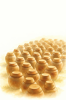 JPG 전통 문화 예술 일러스트 재료 자연 한국 풍경 햇빛 농촌 항아리 도자기 작업장 제조 도자기공예 일렬 장인 수공예 국내일러스트 AI일러스트 AI콘텐츠 산업 아시아 태양 시골 공예 생태계 파일형식