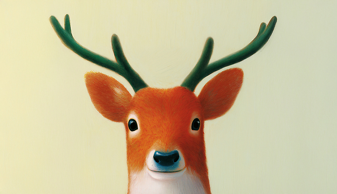 JPG 식물 동물 시선 감정 여유 백그라운드 크리스마스 일러스트 자연 앞모습 눈 숲 포근함 귀 초상화 생동감 순록 목가 국내일러스트 AI일러스트 AI콘텐츠 자연요소 기념일 뷰포인트 날씨 신체부위 감각 그림 생태계 파일형식