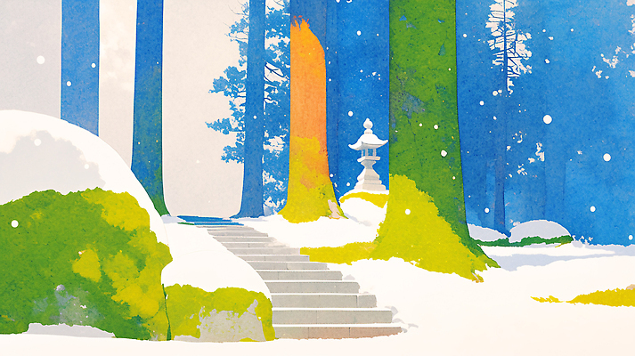 JPG 나무 감정 조각 겨울 일러스트 자연 풍경 햇빛 평화 계단 얼음 고요 산책로 흰색 눈 분위기 차가움 숲 국내일러스트 AI일러스트 AI콘텐츠 자연요소 식물 계절 길 컬러 컨셉 날씨 태양 생태계 파일형식