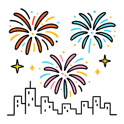 기념일 예술 상징 컬러 일러스트 밤하늘 기념 불꽃놀이 여러명 빛 축제 축하 도시 삼각형 즐거움 잔치 관람 스카이라인 경관 국내일러스트 AI파일 도형 감정 다수 컨셉 놀이 하늘 사람 풍경 이벤트 야간 파일형식 벡터