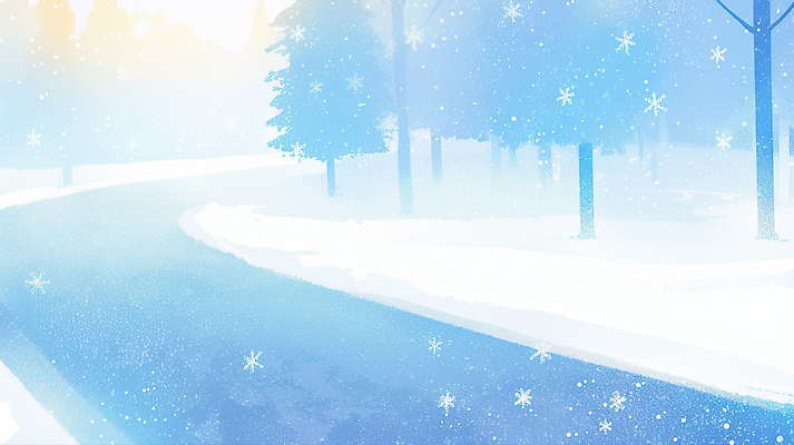JPG 나무 도로 겨울 일러스트 자연 아침 풍경 평화 고요 산책 추위 눈 신선 눈송이 뷰티풀 국내일러스트 AI일러스트 AI콘텐츠 주간 자연요소 식물 계절 길 컨셉 교통시설 날씨 휴식 눈_날씨 생태계 파일형식