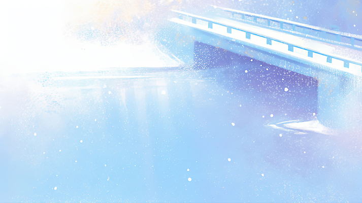 JPG 구름 겨울 일러스트 자연 하늘 날씨 풍경 강 고요 추위 눈 신선 수면 차가움 장면 흐림 가교 국내일러스트 AI일러스트 AI콘텐츠 자연요소 건축물 계절 물 생태계 파일형식