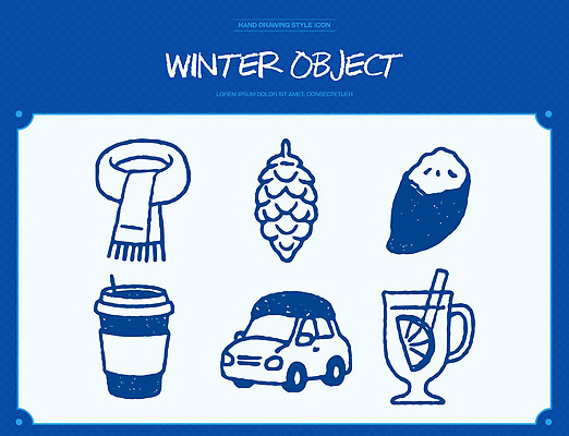 아이콘 디자인 커피 음료 음식 겨울 자동차 스카프 소나무 그림 손그림 코코아 2D아이콘 AI파일 나무 계절 육상교통 목도리 파일형식 벡터