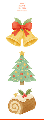 기념일 감정 컨셉 크리스마스 관계 휴가 케이크 파일형식 장식 축제 종 크리스마스트리 롤케이크 분위기 행복 특별함 컬러 그래픽 예술 계절 선물 가족 모임 전통 홀리데이 국내일러스트 PSD 일러스트