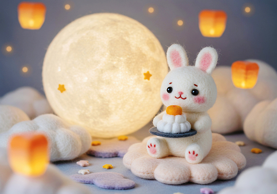 JPG 구름 편집이미지 인형 디저트 따뜻함 장식 귀여움 달 토끼 랜턴 분위기 밤 편안함 달빛 뷰티풀 아기자기 편집실사 AI컴퓨터그래픽 AI콘텐츠 자연요소 음식 컨셉 포유류 조명 반려동물 견과류 감각 CG 파일형식