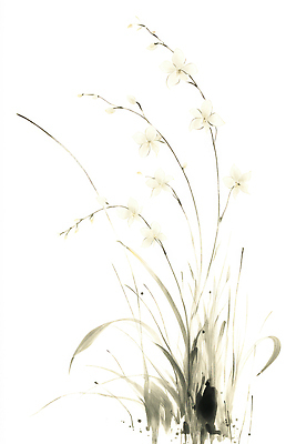 JPG 식물 디자인 계절 꽃 예술 선 일러스트 자연 생명 바람 수채화 장식 공백 감상 흰색 그림 감성 조화 뷰티풀 국내일러스트 AI일러스트 AI콘텐츠 자연요소 컬러 컨셉 날씨 생태계 파일형식