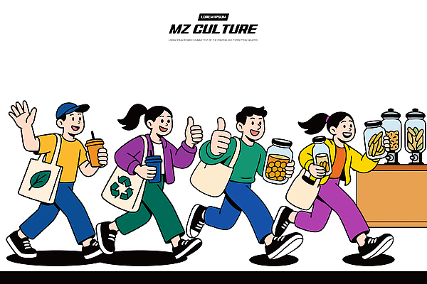 문화 음료 가방 일러스트 모션 탁자 디저트 거리 대화 취미 일상 캐주얼 친구 걷기 산책 사회 즐거움 자원 MZ세대 국내일러스트 AI파일 잡화 옷 감정 음식 가구 관계 휴식 말하기 라이프 세대 공동체 파일형식 벡터