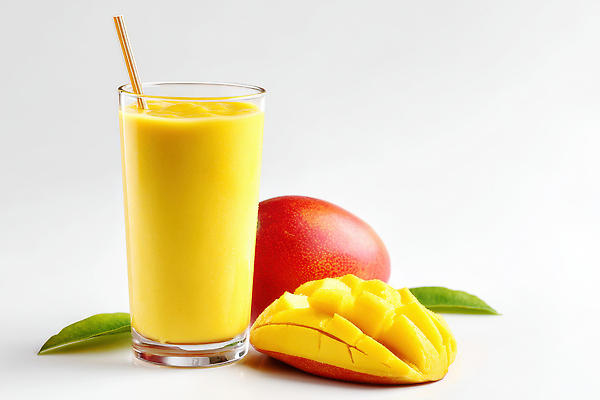 JPG 편집이미지 음료 과일 디저트 잔 건강 노란색 신선 맛 향기 주말 부드러움 상큼 망고 스무디 편집실사 AI포토 AI콘텐츠 식기 음식 컬러 컨셉 감각 CG 열대과일 냄새 파일형식