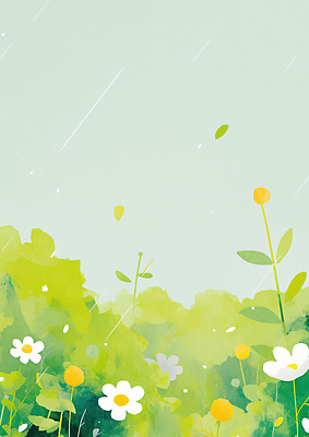 JPG 식물 꽃 여유 컬러 잎 일러스트 자연 생명 바람 휴식 풍경 초원 장식 빛 햇빛 노란색 봄 흰색 발아 뷰티풀 국내일러스트 AI일러스트 AI콘텐츠 자연요소 계절 감정 컨셉 날씨 태양 생태계 파일형식