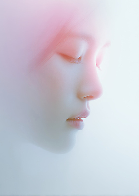 JPG 편집이미지 여자 감정 얼굴 예술 곡선 표정 평화 고요 감각 우아함 심플 초상화 뷰티풀 색감 순간 의료성형뷰티 이미지편집 AI인물포토 AI콘텐츠 선 컨셉 사람 신체부위 그림 파일형식 AI포토