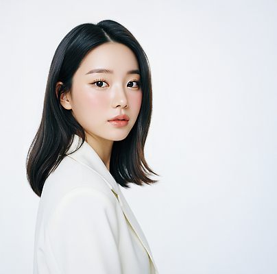 JPG 모델 편집이미지 헤어스타일 여자 패션 포즈 조명 정장 뷰티 유행 자신감 흰배경 심플 뷰티풀 의료성형뷰티 스타일 편집실사 AI인물포토 AI콘텐츠 옷 감정 백그라운드 사람 흰색 CG 파일형식 AI포토