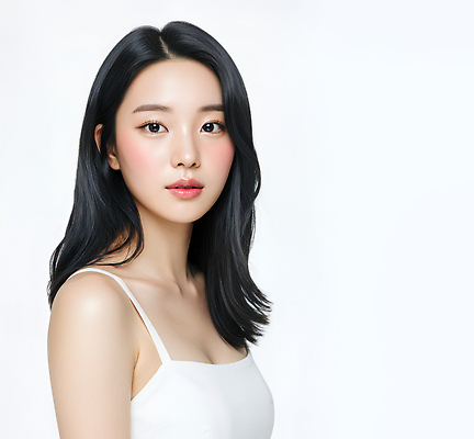 JPG 편집이미지 긴머리 여자 얼굴 백그라운드 뷰티 카메라 고요 피부 화사함 초상화 뷰티풀 의료성형뷰티 스타일 편집실사 AI인물포토 AI콘텐츠 헤어스타일 컨셉 사람 신체부위 전자제품 CG 그림 파일형식 AI포토