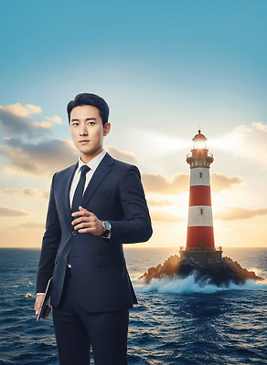 JPG 편집이미지 패션 남자 여유 파도 바다 비즈니스 등대 풍경 정장 해변 일몰 직장인 소통 자기소개 의료성형뷰티 이미지편집 AI컴퓨터그래픽 AI콘텐츠 직업 옷 감정 컨셉 사람 노을 파일형식