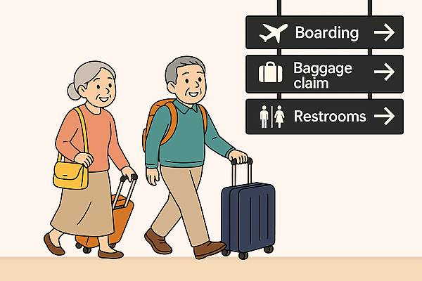 커플 계절 여행 이동 가방 일러스트 놀이 휴식 노부부 행선지 공항 승차 방향 출발 수하물 여행준비 체크인 터미널 국내일러스트 AI파일 부부 잡화 컨셉 관계 교통시설 모션 준비 파일형식 벡터