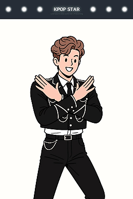 패션 음악 포즈 일러스트 모션 청춘 유행 공연 기쁨 매력적 무대 표현 춤 팬 스타 열정 아티스트 창의성 기획사 국내일러스트 AI파일 직업 감정 컨셉 회사 문화예술 이벤트 파일형식 벡터