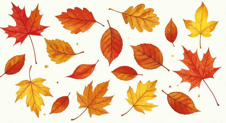 JPG 나무 식물 계절 감정 예술 상징 컬러 백그라운드 단풍 잎 일러스트 자연 생명 풍경 가을 변화 배열 뷰티풀 색채 국내일러스트 AI일러스트 AI콘텐츠 컨셉 생태계 파일형식
