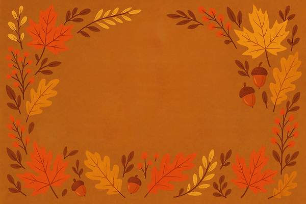 JPG 디자인 계절 예술 컬러 백그라운드 잎 패턴 일러스트 자연 나뭇잎 따뜻함 풍경 장식 가을 그림 도토리 창의력 국내일러스트 AI일러스트 AI콘텐츠 식물 무늬 견과류 생태계 파일형식