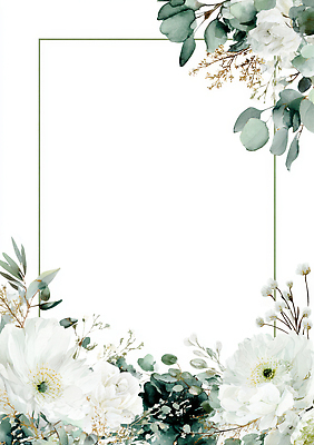 JPG 식물 디자인 꽃 예술 백그라운드 잎 일러스트 캘리그라피 자연 생명 수채화 장식 장미 공백 흰색 화려 초대장 감성 뷰티풀 국내일러스트 AI일러스트 AI콘텐츠 컬러 컨셉 카드_감사 생태계 파일형식