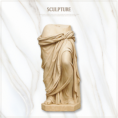 모양 PSD 편집이미지 예술 조각 재료 설계 미술 사람 조각상 고요 표현 분위기 부드러움 베일 감싸기 이미지편집 컨셉 모션 문화예술 조형물 감각 파일형식