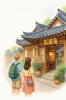 JPG 전통 건축 문화 화초 음식 여행 일러스트 자연 거리 한옥 한국 풍경 친구 햇빛 식당 탐험 시골 시민 뷰티풀 국내일러스트 AI일러스트 AI콘텐츠 식물 한국전통 아시아 고건축 관계 태양 상점 생태계 국민 파일형식