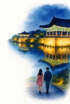 JPG 커플 일러스트 조명 대화 사랑 풍경 여름 친구 평화 손잡기 산책 빵집 로맨틱 도시 시간 저녁 한강 정자 뷰티풀 국내일러스트 AI일러스트 AI콘텐츠 건축물 계절 감정 컨셉 관계 모션 휴식 서울 말하기 상점 야간 랜드마크 파일형식