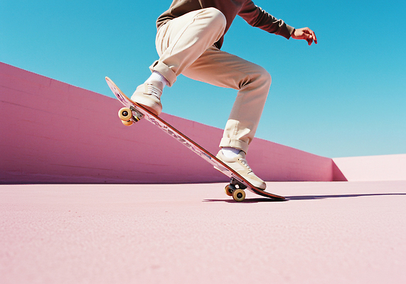 JPG 편집이미지 분홍색 거리 여름 레포츠 운동 점프 스케이팅 자유 스케이트보드 속임수 서핑 도심 멋 액션 의료성형뷰티 편집실사 AI인물포토 AI콘텐츠 계절 컬러 컨셉 모션 레저 겨울스포츠 건강 수상스포츠 도시 보드_스포츠 CG 파일형식 AI포토