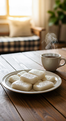 JPG 편집이미지 커피 한식 디저트 떡 실내 따뜻함 일상 분위기 수증기 편안함 나무탁자 홈카페 편집실사 AI포토 AI콘텐츠 음료 음식 컨셉 탁자 내부 라이프 카페 감각 CG 파일형식