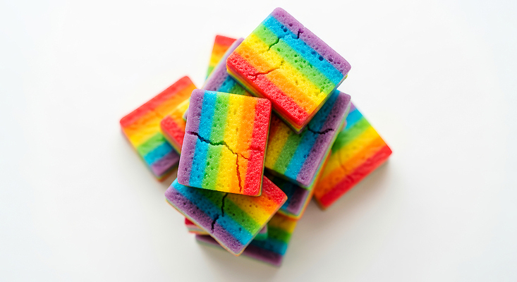 JPG 편집이미지 음식 컬러 무지개 디저트 요리 파티 케이크 생일 달콤 크림 즐거움 무지개설기 뷰티풀 맛있는 편집실사 AI포토 AI콘텐츠 자연요소 기념일 감정 떡 이벤트 맛 CG 파일형식