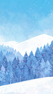 JPG 나무 계절 겨울 일러스트 자연 하늘 산 풍경 파란색 평화 흰색 눈 감각 차가움 숲 감성 뷰티풀 산맥 국내일러스트 AI일러스트 AI콘텐츠 자연요소 식물 컬러 컨셉 날씨 생태계 파일형식