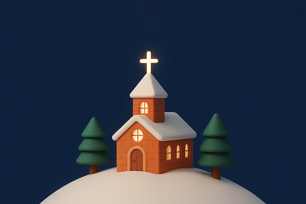 JPG 나무 편집이미지 기독교 십자가 크리스마스 겨울 밤하늘 조명 따뜻함 장식 교회 평화 천주교 포근함 언덕 장면 편집3D AI컴퓨터그래픽 AI콘텐츠 식물 계절 기념일 종교 컨셉 종교건축 하늘 건물 3D 감각 야간 파일형식