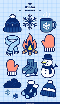 장갑 크리스마스 겨울 일러스트 눈사람 겨울스포츠 양말 스카프 스케이트 눈송이 모닥불 따뜻한음료 국내일러스트 AI파일 잡화 계절 기념일 음료 스포츠용품 스포츠 불 눈_날씨 목도리 파일형식 벡터