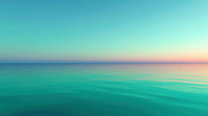 JPG 편집이미지 물결 바다 컬러 자연 하늘 풍경 파란색 평화 고요 일몰 명상 수평선 이미지편집 AI컴퓨터그래픽 AI콘텐츠 컨셉 노을 생태계 파일형식