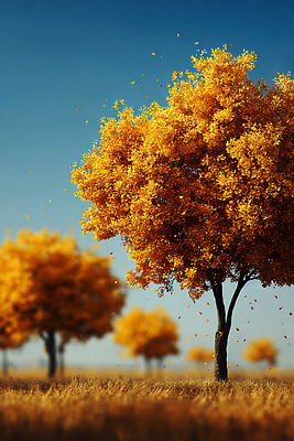 JPG 나무 편집이미지 잎 자연 풍경 햇빛 환경 가을 떨어짐 숲 뷰티풀 이미지편집 AI컴퓨터그래픽 AI콘텐츠 식물 계절 컨셉 태양 생태계 파일형식