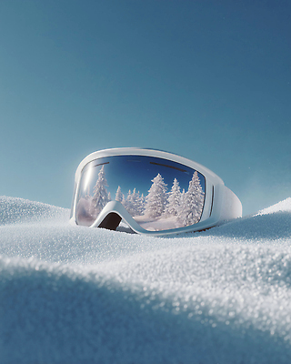 JPG 나무 편집이미지 스포츠 여행 겨울 모션 자연 하늘 스키 고글 산 풍경 햇빛 흰색 차가움 편집실사 AI컴퓨터그래픽 AI콘텐츠 식물 계절 컬러 겨울스포츠 태양 CG 생태계 파일형식