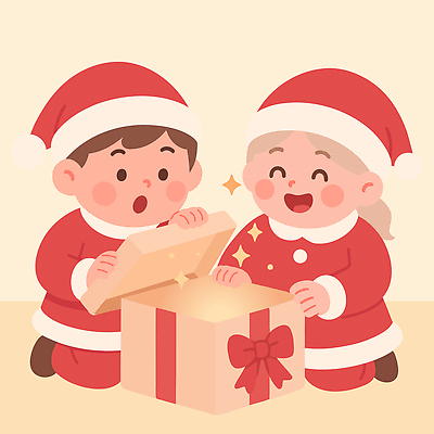 기념일 감정 컨셉 크리스마스 관계 놀이 사람 파일형식 벡터 선물 산타클로스 즐거움 기쁨 축제 행복 어린이 옷 놀이터 가족 화기애애 상자 탐험 발견 기적 장식 계절 일러스트 국내일러스트 AI파일