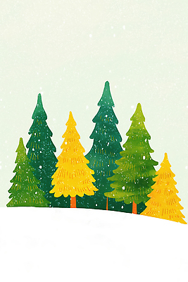 JPG 나무 계절 겨울 일러스트 자연 생명 날씨 휴식 풍경 장식 초록색 평화 금색 눈 숲속 숲 생태계 조화 뷰티풀 차분 국내일러스트 AI일러스트 AI콘텐츠 자연요소 식물 컬러 컨셉 파일형식