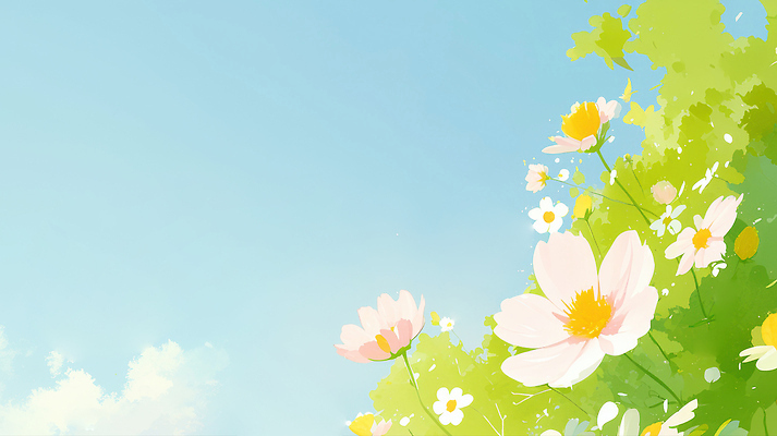 JPG 식물 공원 꽃 감정 컬러 일러스트 자연 생명 풍경 초록색 햇빛 봄 산책 신선 코스모스 향기 조화 만개 뷰티풀 국내일러스트 AI일러스트 AI콘텐츠 계절 공공시설 휴식 태양 생태계 냄새 파일형식