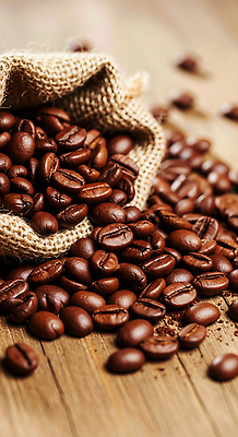 JPG 나무 편집이미지 커피 음료 음식 재료 자연 바닥 갈색 원두 질감 향기 자루 커피농장 편집실사 AI포토 AI콘텐츠 식물 컬러 농장 CG 생태계 냄새 파일형식