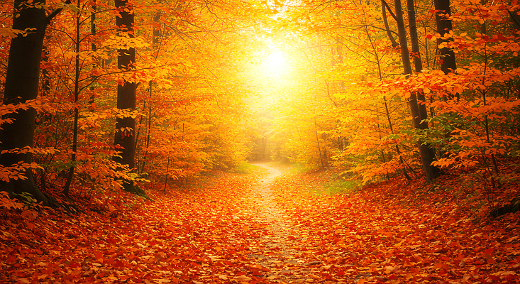 JPG 나무 편집이미지 길 단풍 잎 자연 풍경 빨간색 햇빛 노란색 산책 가을 숲 편안함 편집실사 AI포토 AI콘텐츠 식물 계절 컬러 휴식 태양 감각 CG 생태계 파일형식