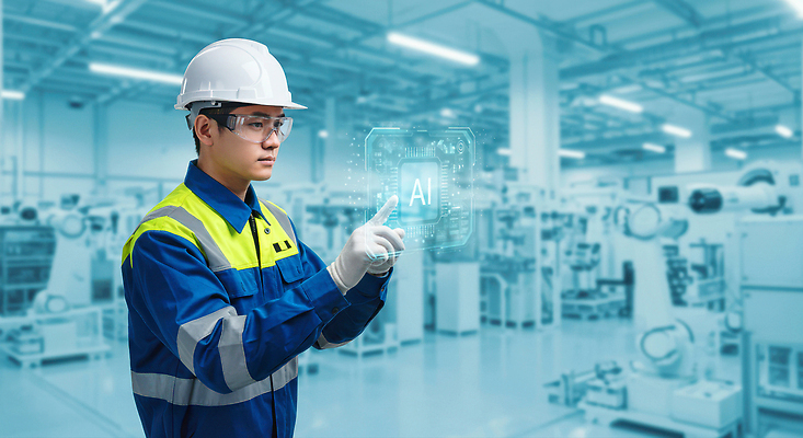 JPG 편집이미지 산업 공장 기술 디지털 자료 기계 안전모 분석 산업현장 보안경 혁명 작업자 의료성형뷰티 AI_인공지능 이미지편집 AI인물포토 AI콘텐츠 컨셉 공업 헬멧 안전장비 파일형식 AI포토