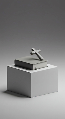 JPG 편집이미지 디자인 기독교 종교 문화 예술 상징 백그라운드 십자가 조명 조형물 성경 회색 비교 창의성 이미지편집 AI컴퓨터그래픽 AI콘텐츠 컬러 컨셉 종교용품 미술 파일형식