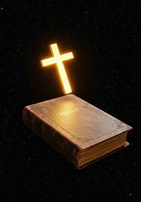 JPG 편집이미지 기독교 종교 상징 백그라운드 십자가 우주 믿음 성경 영혼 신성 신화 영감 이미지편집 AI컴퓨터그래픽 AI콘텐츠 감정 종교용품 파일형식