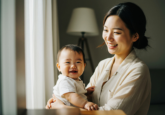JPG 편집이미지 행복 가족 엄마 키스 따뜻함 사랑 미소 웃음 빛 방 아기 소통 순간 의료성형뷰티 편집실사 AI인물포토 AI콘텐츠 감정 컨셉 관계 표정 사람 CG 애정표현 파일형식 AI포토