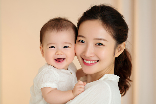 JPG 편집이미지 행복 가족 포옹 엄마 함께함 따뜻함 표정 사랑 웃음 기쁨 아기 모성애 순간 의료성형뷰티 편집실사 AI인물포토 AI콘텐츠 감정 컨셉 관계 안기 사람 CG 파일형식 AI포토