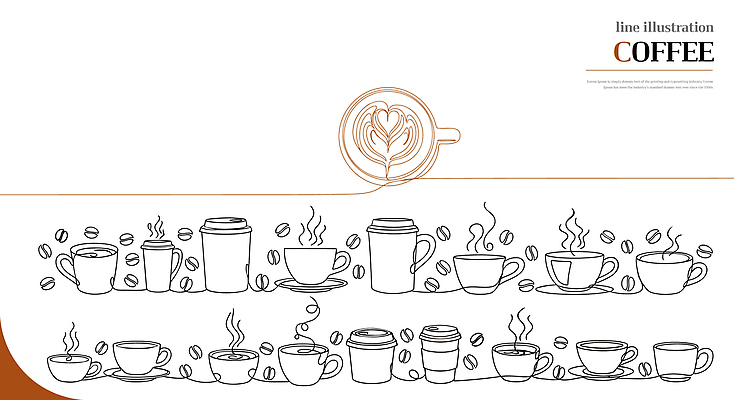 디자인 커피 음료 예술 일러스트 일상 그래픽 컵 카페 원두 수증기 커피잔 그림 따뜻한음료 국내일러스트 AI파일 식기 잔 라이프 상점 파일형식 벡터