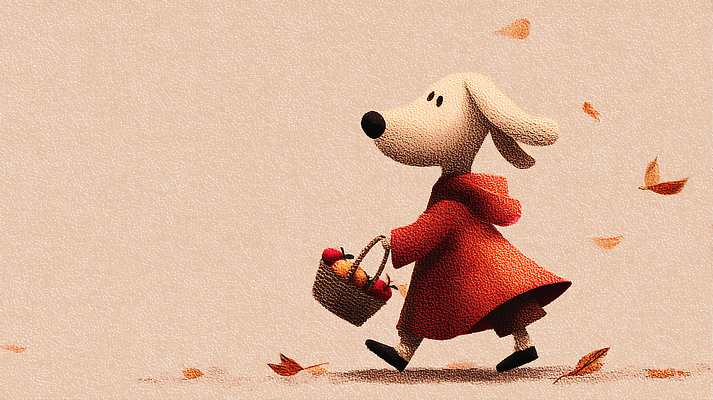 JPG 동물 얼굴 백그라운드 단풍 낙엽 일러스트 자연 바구니 평화 걷기 귀여움 산책 강아지 사과 오브젝트 귀 테마 국내일러스트 AI일러스트 AI콘텐츠 컨셉 잎 과일 모션 휴식 신체부위 반려동물 개 생태계 파일형식