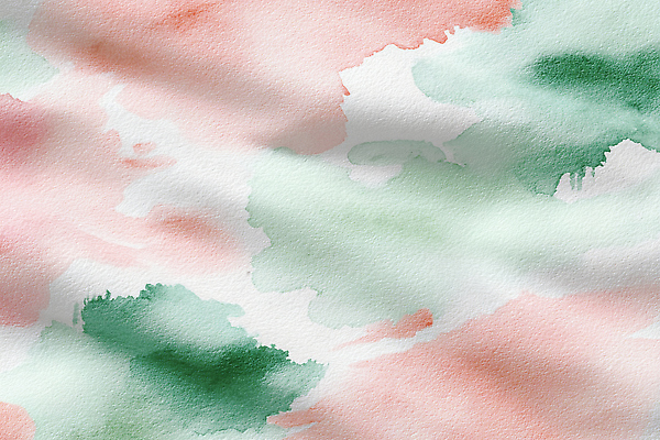 JPG 디자인 물결 예술 분홍색 컬러 하늘색 백그라운드 패턴 일러스트 수채화 초록색 물감 그림 질감 부드러움 감성 조화 창의성 차분 국내일러스트 AI일러스트 AI콘텐츠 컨셉 무늬 파란색 미술도구 감각 파일형식