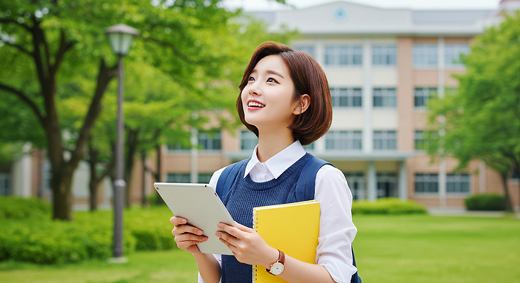 JPG 나무 편집이미지 학생 교육 대학생 자연 웃음 건물 여름 친구 학습 청춘 태블릿 즐거움 신학기 대학교 신입생 기회 의료성형뷰티 편집실사 AI인물포토 AI콘텐츠 식물 건축물 계절 감정 컨셉 학교 관계 표정 전자제품 스마트기기 CG 생태계 파일형식 AI포토